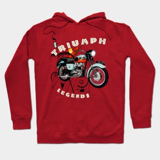 Legendary Triumph T120 Bonnie Motorcycle Hoodie